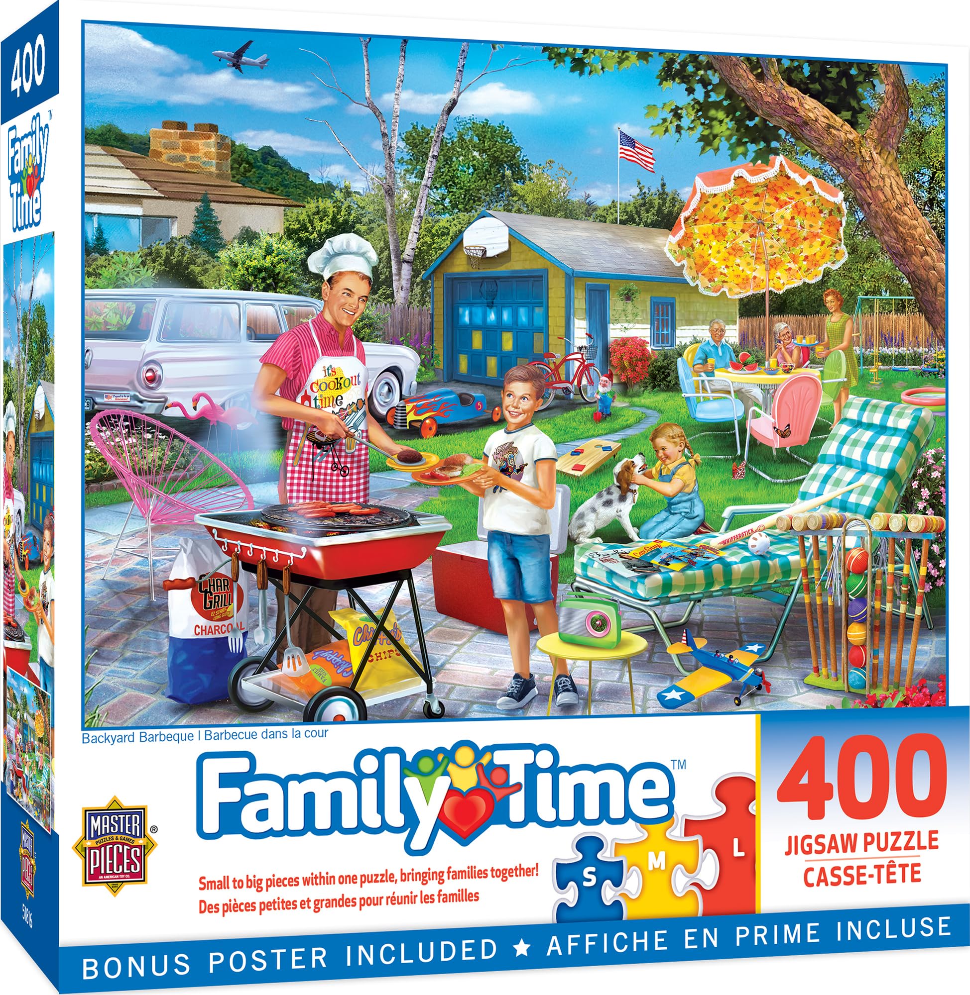 Amazon.com: MasterPieces 400 Piece Jigsaw Puzzle for Adults